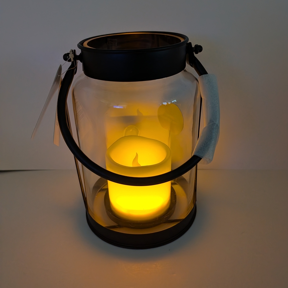 LED Glowing Flickering Flame Lantern